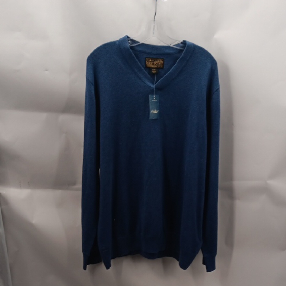Lucky Brand Men's Deep Blue V-Neck Sweater